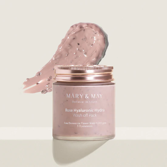 Mary&May - Rose Hyaluronic Hydra Wash off Pack 125g