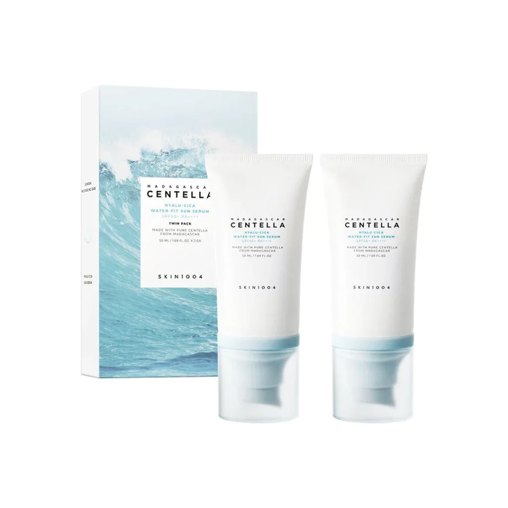 SKIN1004 - Madagascar Centella Hyalu-Cica Water-Fit Sun Serum 50ml Twin Pack